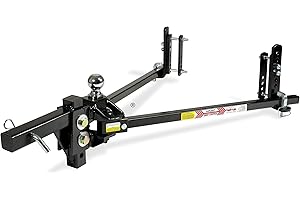 Equal-i-zer 4-Point Sway Control & Weight Distribution Hitch, 600/6,000 lb, 90-00-0669, Includes Standard Hitch Shank & Pre-Installed Hitch Ball