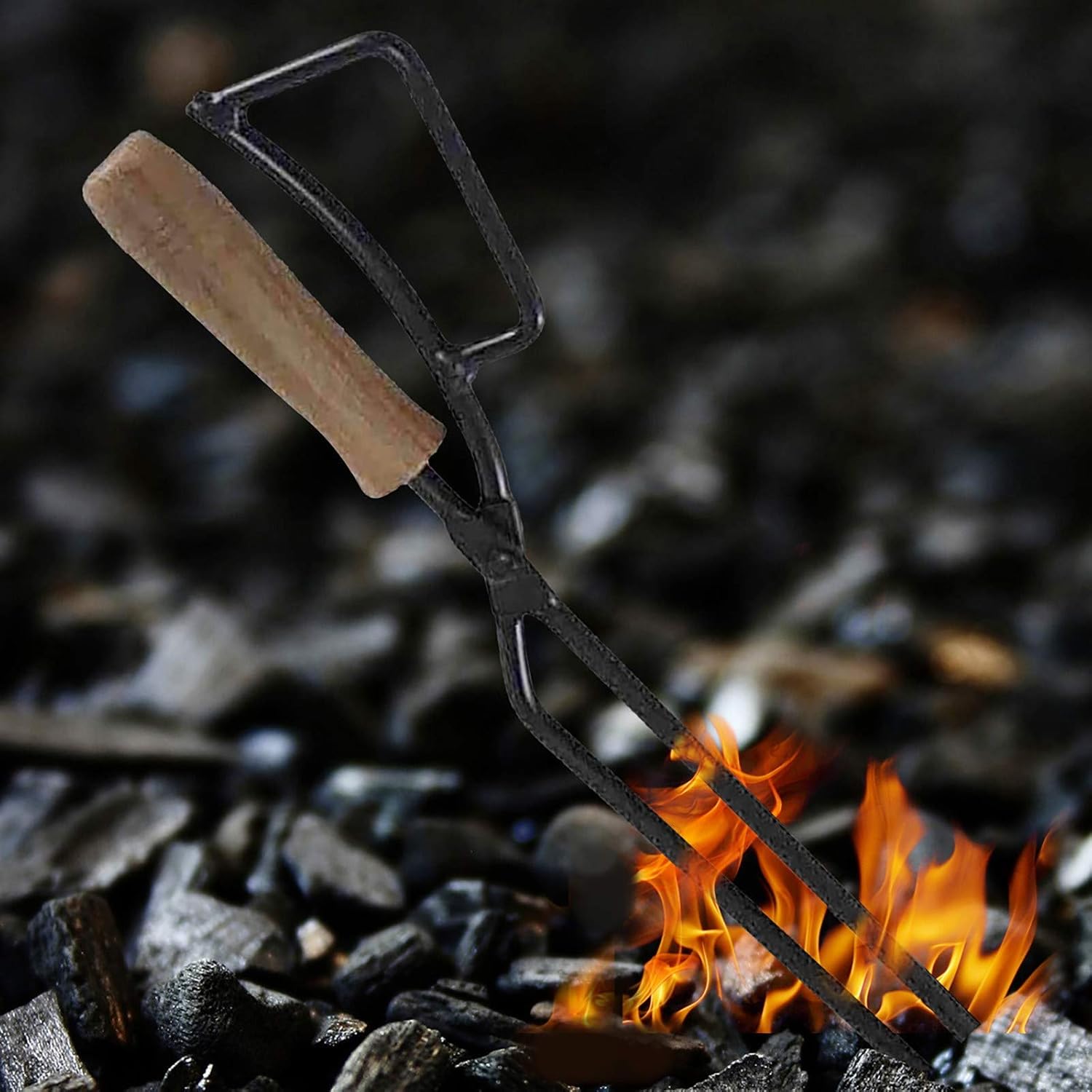 N/H Fireplace Tongs,Barbecue Carbon Tongs,for Fire Pit