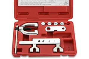 Neiko 20657A ISO/Bubble Flaring Auto Tool Kit | 9 Piece | 4.75, 6, 8, 10 mm | for Car Mechanics