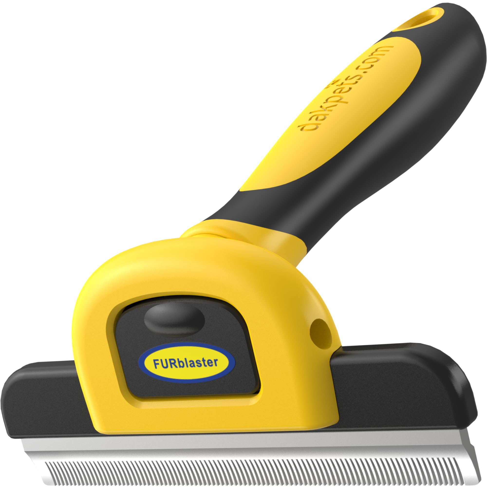 DakPets Tool & Pet Grooming Brush for Small, Medium & Large Dogs, Cats & Horses, With Short to Long Hair. Dramatically Reduces Shedding In Under 10 Minutes