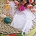 3x4 White Organza Wedding Party Favor Bags- Package of 100 by Favor Frenzy