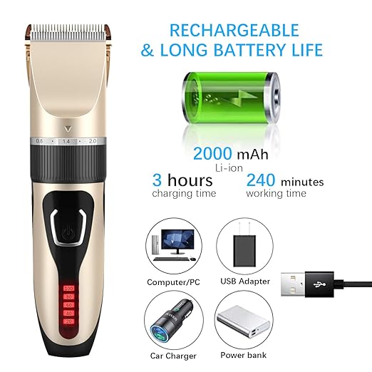 oudekay professional cordless hair trimmer ipx7