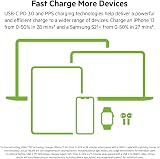 Belkin 65W Dual USB-C GaN Fast Charger PD 3.0 iPhone iPad MacBook Samsung Pixel view 3