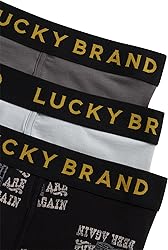 Lucky Brand Men's Boxer Briefs – 3 Pack Soft
