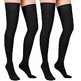 Compression Stockings for Women & Men, 20-30mmHg Thigh High Compression Socks for Varicose Veins, Swelling, Pregnant