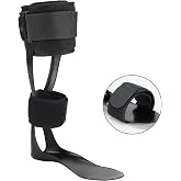 Jewlri AFO Foot Drop Brace for Walking, Foot Drop Stabilizer (Right, Large) | AFO Support Brace, Lightweight, Trimmable, Polyethylene, fits Most Shoes Easily