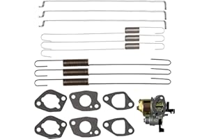 TNJPSEK 15 Pack Predator 212 Carburetor Throttle Return Spring Kit, 212cc Non Hemi Carb Rebuild Exhaust Intake Gasket Kit Compatible with Honda Clone GX160 GX200 Predator 196cc 212cc Small Engines