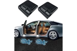 NewL 2 Pcs Led Car Door Welcome Light for Blue Fire Dragon Logo Symbol Projector Lights Ghost Shadow Light