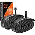 700C Heavy Duty Bike Tubes 700x35C/38C/40C/43C AV Schrader Valve (35/43-622) 700C Bicycle Inner Tubes Compatible with 700x35C 700x36C 700x37C 700x38C 700x40C 700x42C 700x43c Bike Tire Tubes 2-PCS