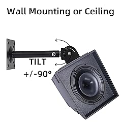 Universal Speaker Wall Ceiling Mounts Support up to