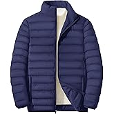 MAGNIVIT Men's Puffer Jackets Lightweight Warm Winter Coat Water-Repellent Windbreaker Insulated Quilted Packable Jacket