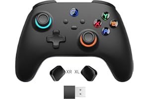 momen PC Gaming Controller Wireless for Switch 2/Steam Deck Controller with Paddles, PC Game Control with Hall Effect Joystic