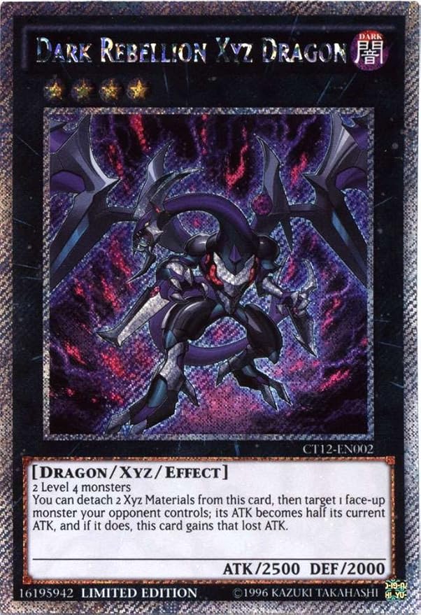 YuGiOh! Dark Rebellion Xyz Dragon (CT12EN002) 2015 MegaTin