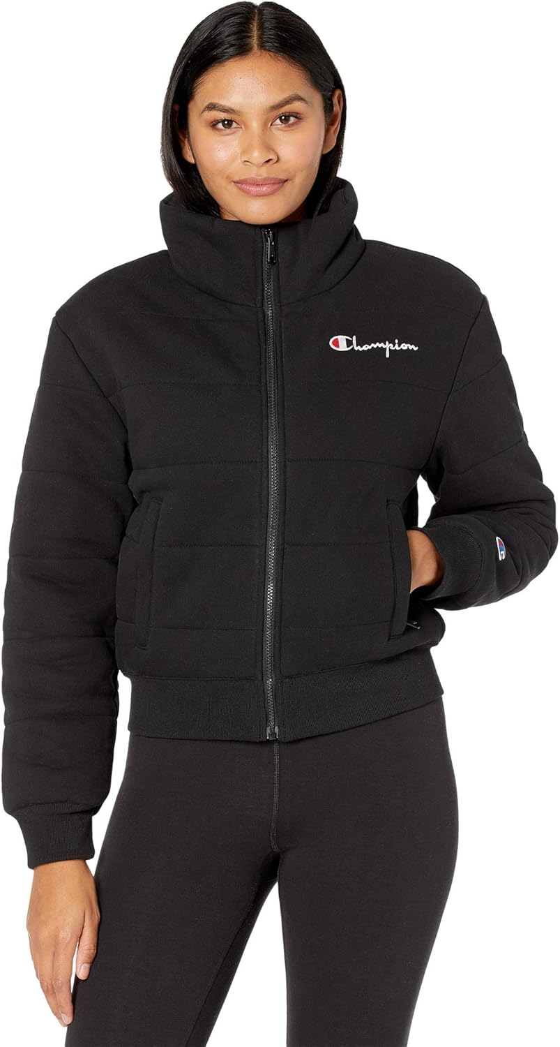 black champion puffer jacket