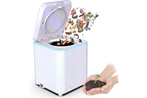 SQUEEZE master Electric Kitchen Composter-Smart Kitchen Waste Composter-3.5L/0.92 Gallons Compost Machine for Kitchen-Turn Garbage into Treasure-Drying、Crushing and Fermentation Functions