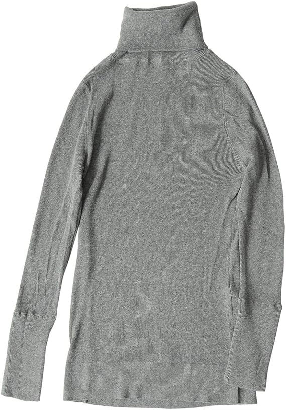 Amazon ツムグ Tumugu コットン リブ タートルネック ニット カットソー レディース 19秋冬 Tk Free Steal Gray Col 86 Tシャツ カットソー 通販