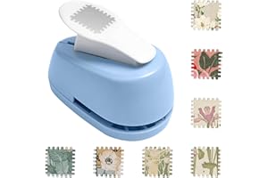 Postage Stamp Puncher, Small Postal Shape Stamp Hole Punch, Paper Punch Cutter for Scrapbook Junk Journal DIY Card Making, Sc