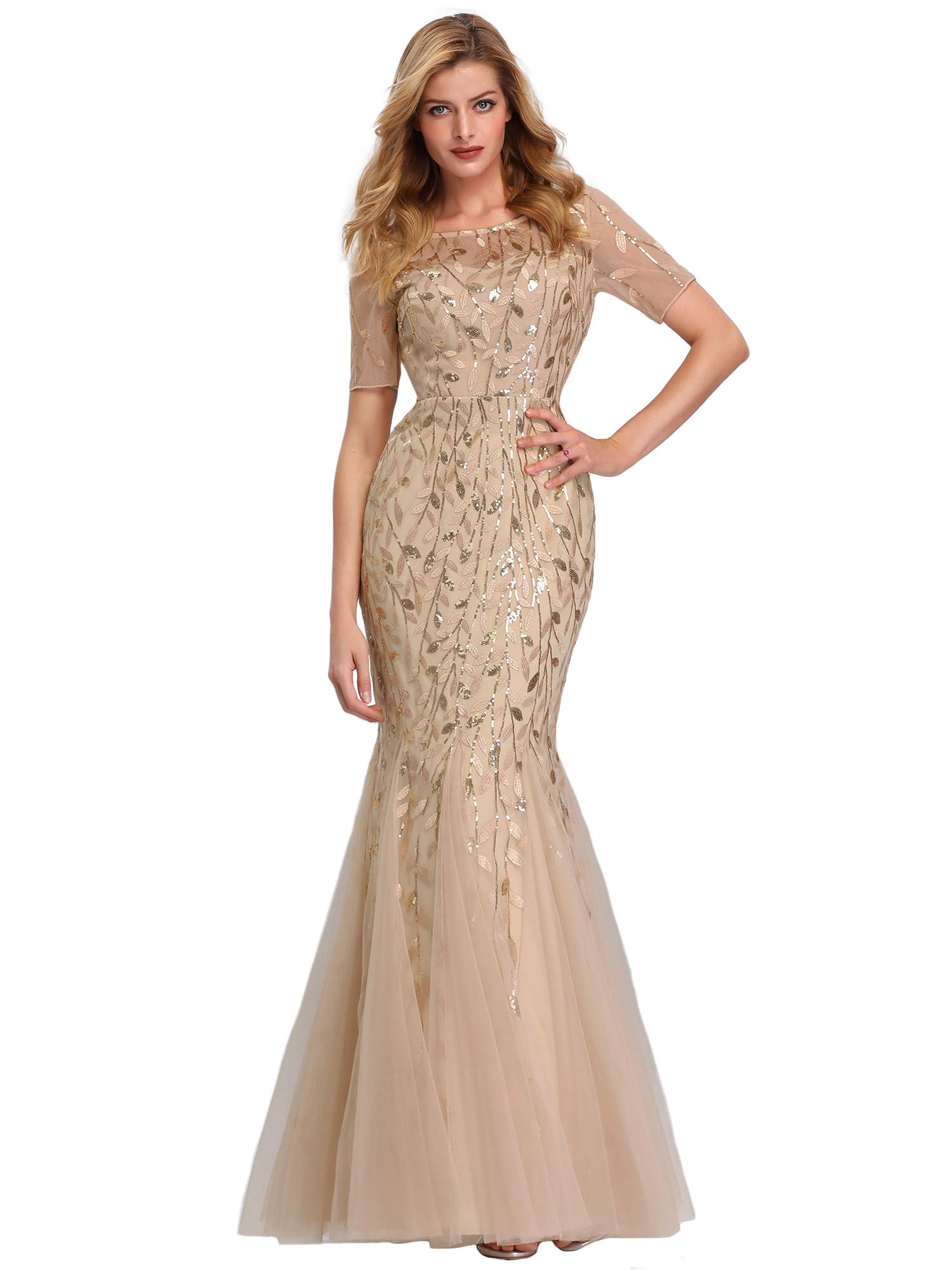 Buy gold formal dresses an exclusively designed elegant looking