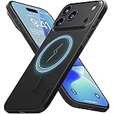 memumi Ultra Thin with Magnetic Case for iPhone 17 Pro Max, Super Lightweight 0.3mm Matte with Camera Full Protection for iPhone 17 Pro Max Magnetic Case Compatible with Mag Safe in Minimalist Black