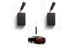 Peach Fairyers Compatible with Tesla Model 3 (2017–2025, Highland) & Model Y (2020–2026, Juniper), Door Logo Projector/Puddle Lights, 2025 Upgrade, Factory‑Fit, Glass Lens, Plug‑and‑Play, 2‑Pack