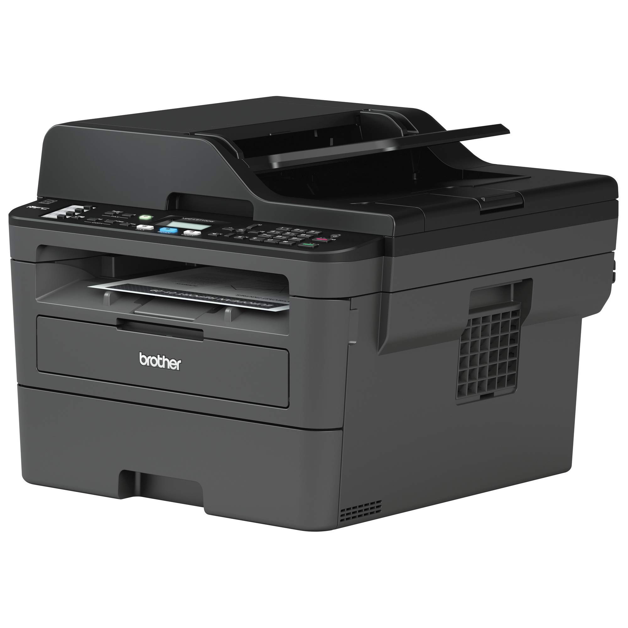 Brother Monochrome Laser Printer, MFCL2710DW, Wireless Networking, Duplex Printing, with Refresh Subscription Free Trial and Amazon Dash Replenishment Ready