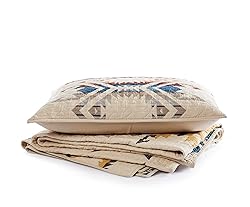 PENDLETON White Sands Twin Quilt Bedding Set with 1