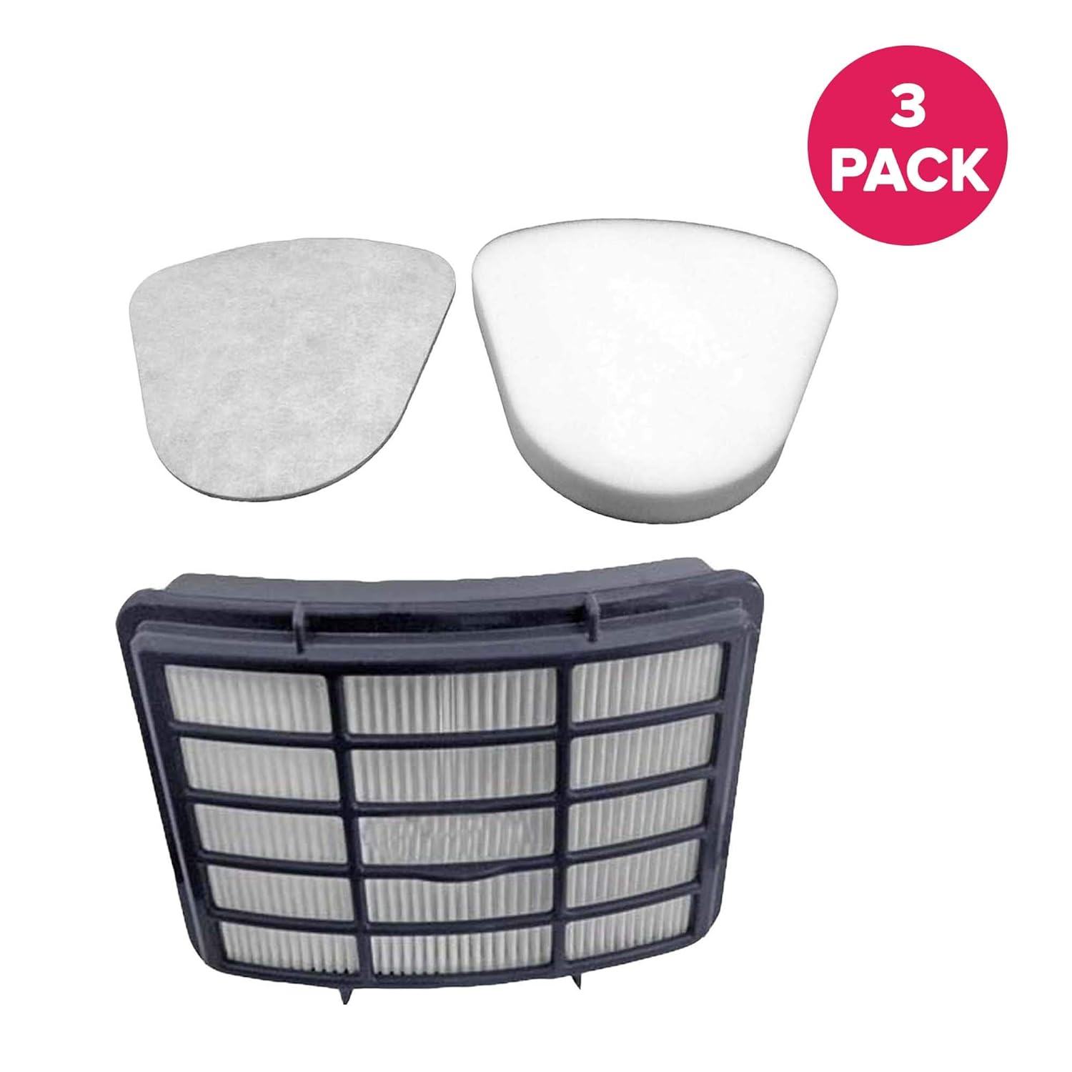 Crucial Vacuum Shark Navigator Lift-Away Filter Kit with 1 HEPA Filter, 1 Foam Filter and 1 Felt Pre-Filter
