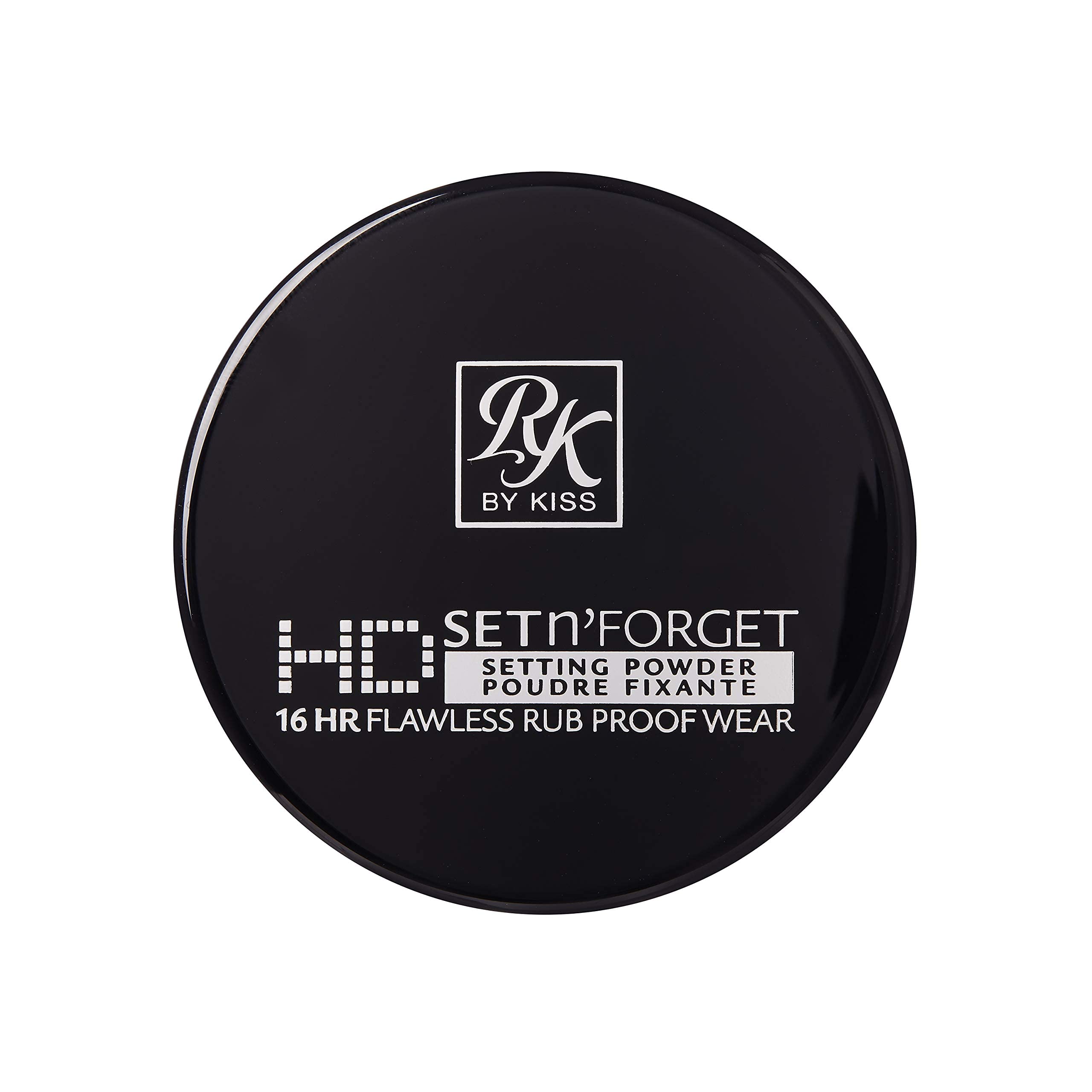 Ruby Kisses Loose Setting Powder 0.4oz, Weightless, Smooths, Mattifying Finish and Shine Control, Pure Silica Mineral Powder (Earth)