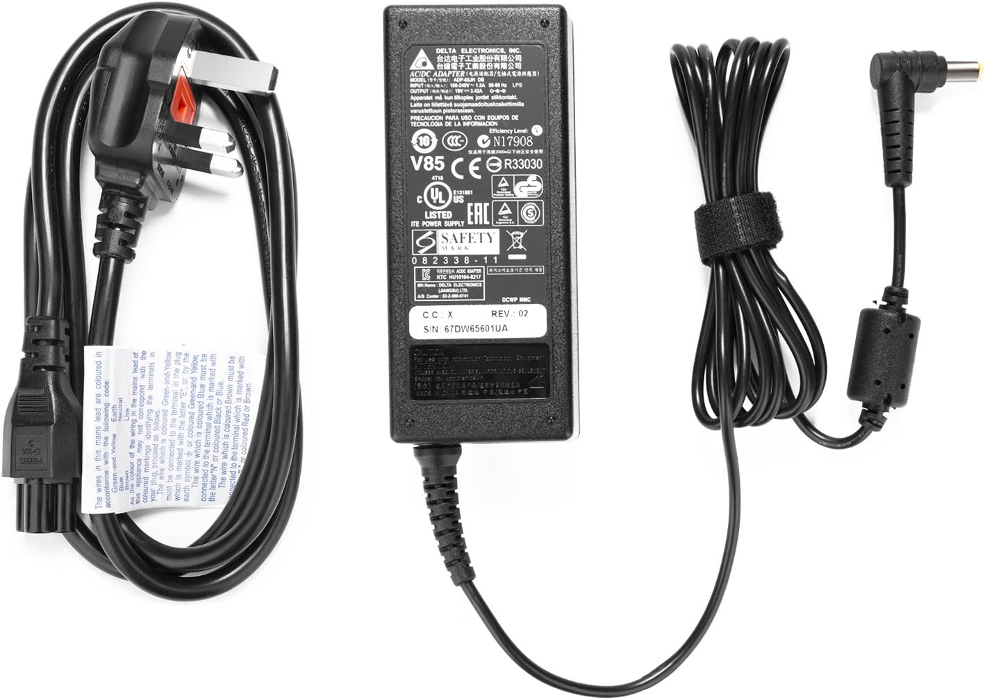 Genuine 19v 3 42a 65w Delta Acer Ac Adapter Power Amazon Co Uk Electronics