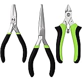 Metal Earth 3-Piece Tool Set - Clipper - Flat Nose Pliers - Needle Nose Pliers