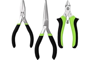 FASCINATIONS Metal Earth 3-Piece Tool Set - Clipper - Flat Nose Pliers - Needle Nose Pliers