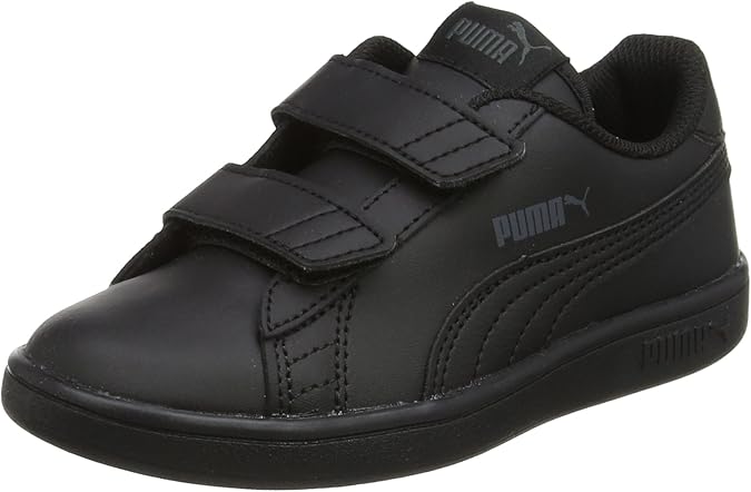 sports direct kids black trainers