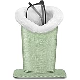 Fintie Plush Lined Eyeglasses Holder, Glasses Stand Case, Anti-scratch Glasses Storage Organizer for Desk, Nightstand, Office