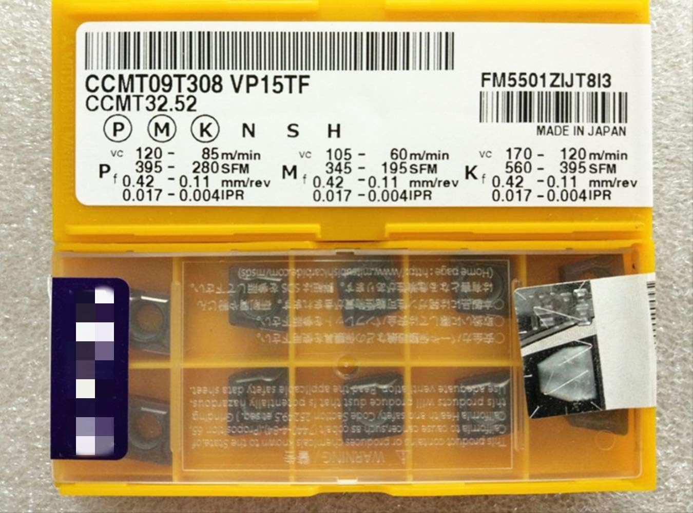 10Pcs(1pack) Gaobey CCMT32.52 VP15TF CCMT09T308 VP15TF New Carbide Insertsing