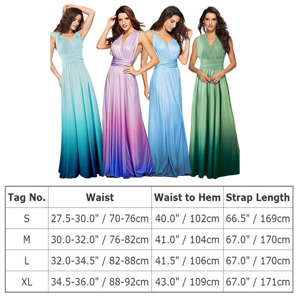 ombre infinity dress
