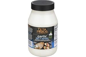 TETA FOODS Mediterranean Garlic Dip and spread 32oz