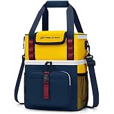 Maelstrom Insulated Lunch Bag, Leakproof Lunch Box with Quick Access Lid | Dual-layer Compartments, Multiple Pockets, Water-resistant, Shoulder Strap, Lightweight, Perfect for Work, Travel, Camping