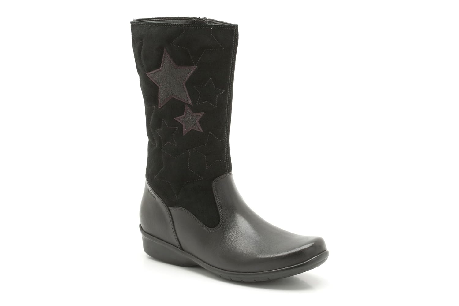 clarks girls leather boots