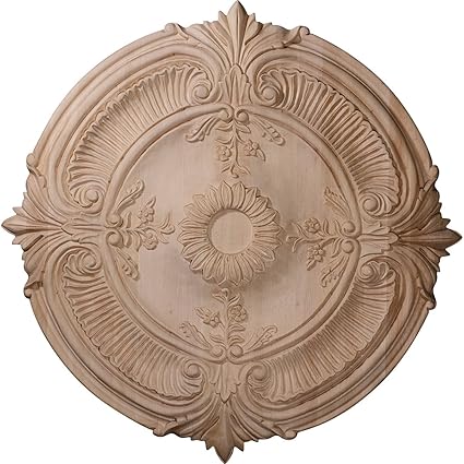 Ekena Millwork Cmw20acma Ceiling Medallion 20 Od X 1 3 4 P Maple