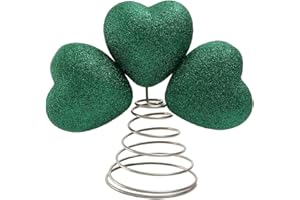 Multifunctional Patricks Day Shamrocks Tree Toppers Decoration for Top Wall and Table Decors Easy Party Ornament Polyester Sh