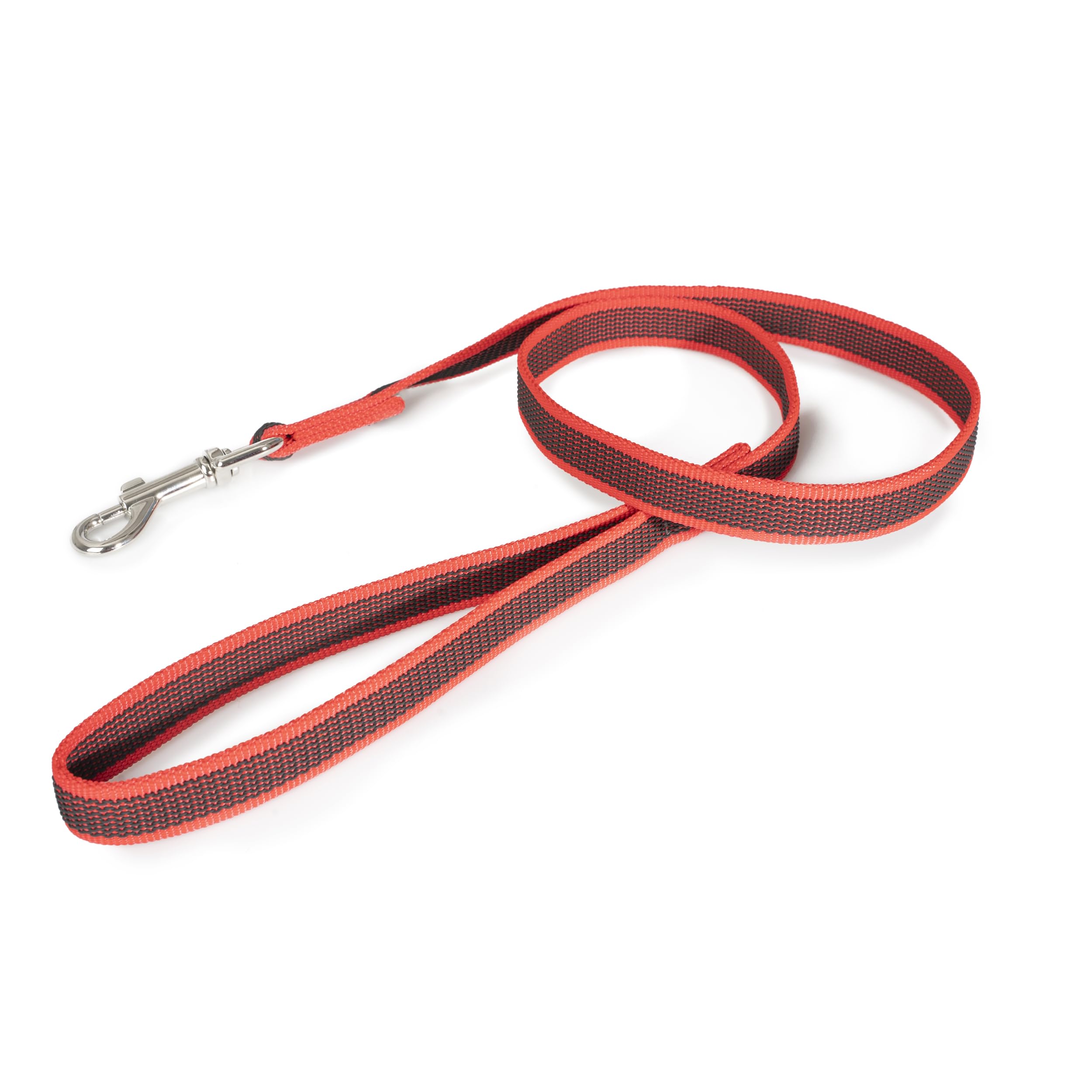Color & Gray Super-Grip Leash with Handle, 20 mm x 1 m, Red-Gray — image 1