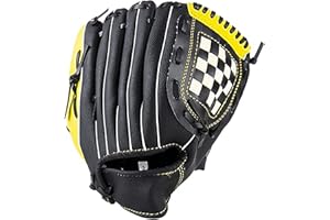 ZIMUYLOP Baseball Gloves, Softball Gloves,Children, Teenagers, Adults, Sports Training and Games, Left Hand Gloves, Right Han