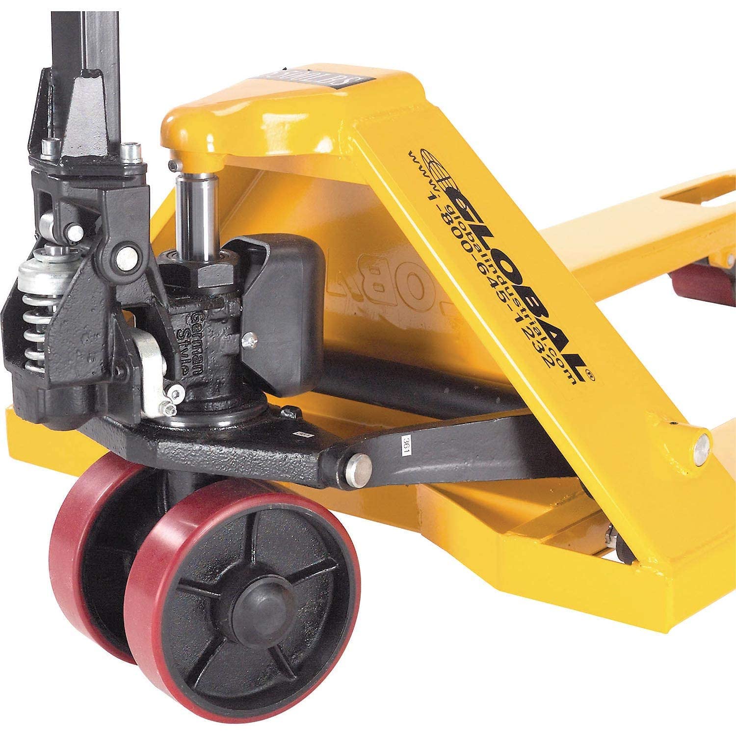Global Industrial Pallet Jack, 5500Lb. Capacity Pallet Truck 27" W X