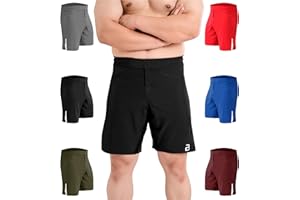 2BOLD MMA Shorts Men’s BJJ, Grappling, JIU-Jitsu, NO-GI Cross Training Muay Thai, Boxing, Gym Trunks