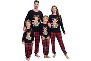IPAJAMAS Christmas Pajamas for Family Matching Family Christmas Pajamas Matching Set Xmas Pjs Sleepwear