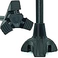 YAMTHR Cane Tip with 3 Prong Non-Slip Rubber Tripod Cane Tip Self Standing Base Replacement Foot Pad Rubber Foot for 3/4 Inch Walking Canes (Large)