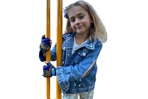 HANG Monkey Bars Gloves with Grip Control (for 7 and 8 Years Old Children)