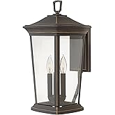 Hinkley Bromley Three Light 4W LED Large Wall Mount Lantern, Oil Rubbed Bronze