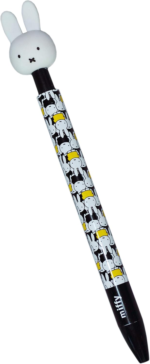 Miffy Ballpoint Pen 3D Topper Retractable Black Ink BigaMart