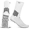 MediCaptain Soccer Grip Socks - Cushioned Ankle Protection, NonSlip Socks With Grip Pads, Athletic Socks for Men Women Youth